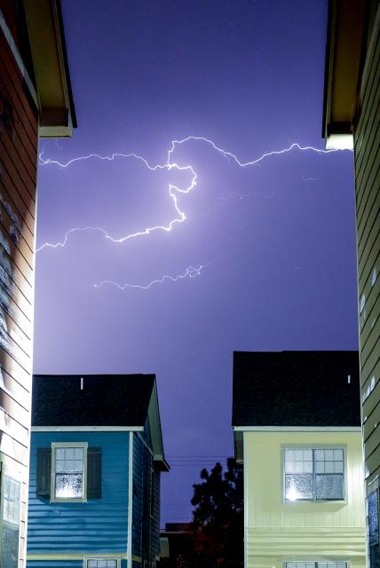 Lightning in Oklahoma, by Talia Nat